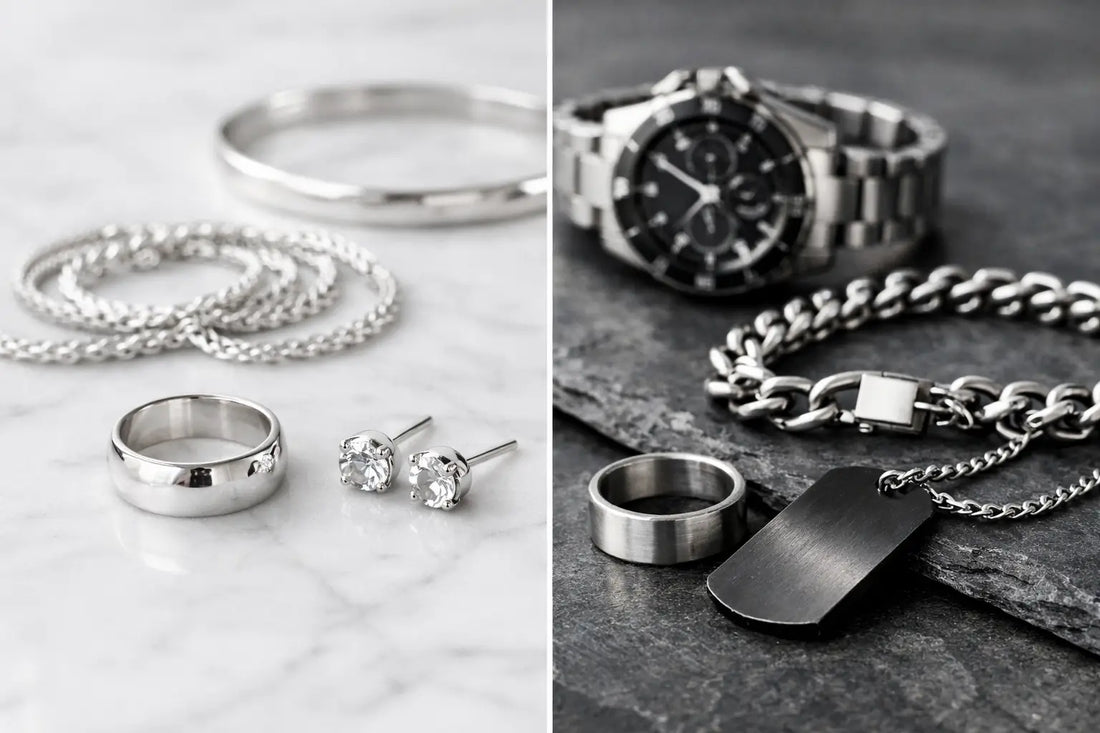 Sterling Silver vs Stainless Steel