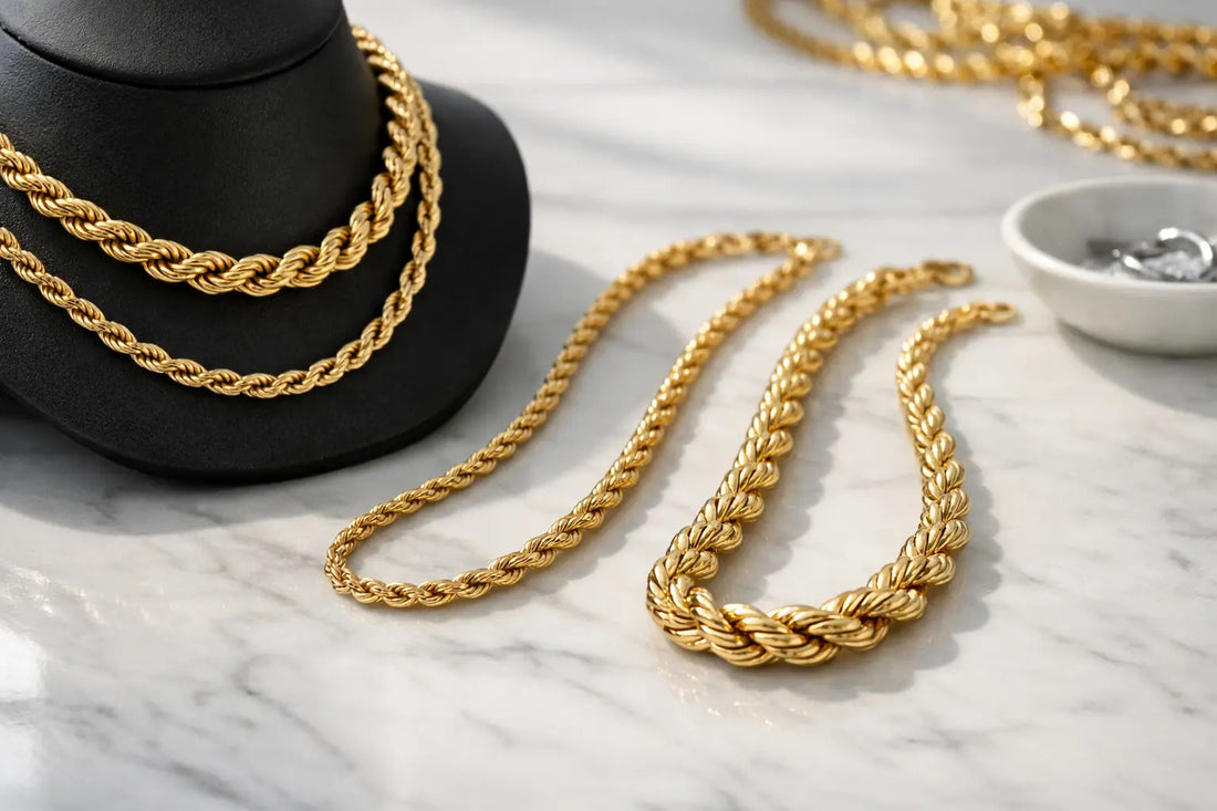 Best Rope Chain Necklace Widths for Every Look