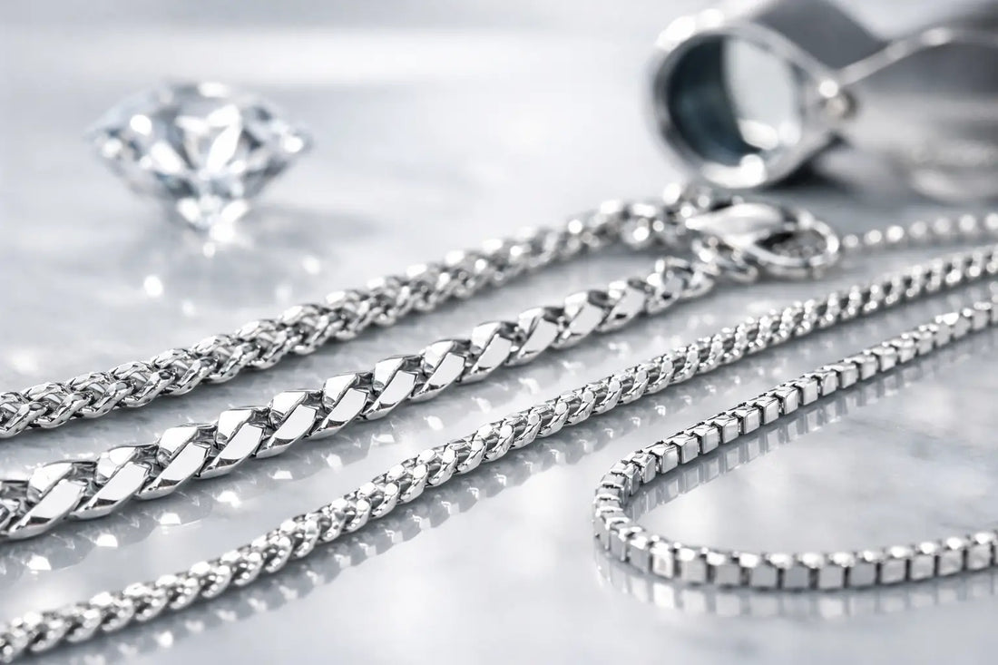 Diamond Cut Sterling Silver Chain Guide