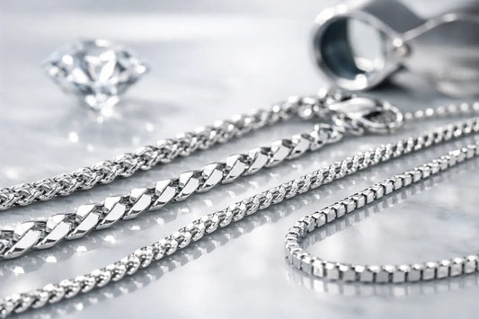 Diamond Cut Sterling Silver Chain Guide