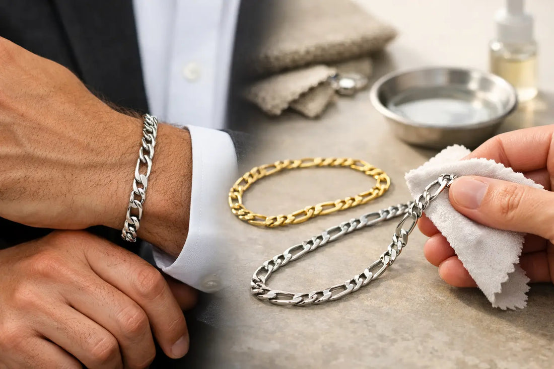Figaro Chain Bracelet Guide: Fit, Width, and Care