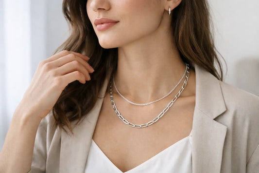 Silver Chain Necklace Women Actually Wear