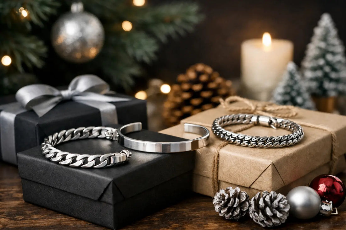 Silver Bracelet for Men Christmas Gift Guide