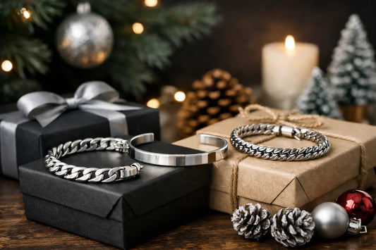 Silver Bracelet for Men Christmas Gift Guide