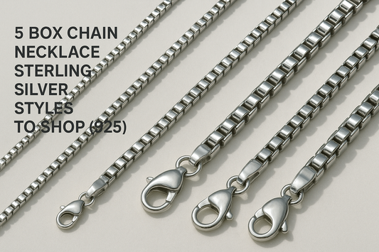5 Box Chain Necklace Sterling Silver Styles To Shop (925)
