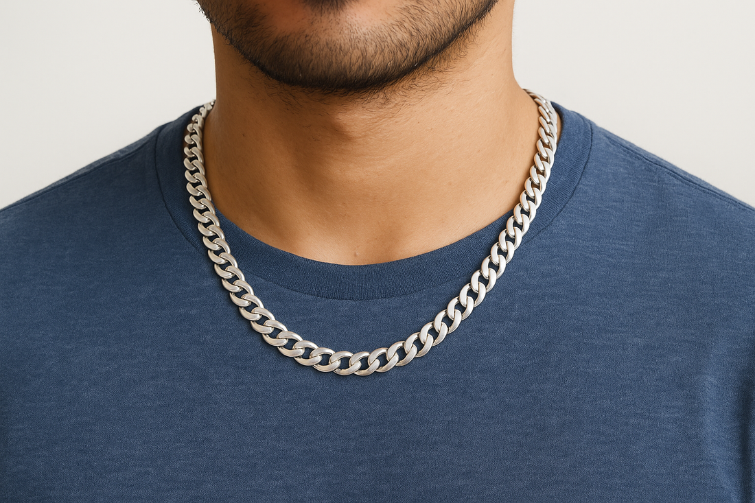 9 Best Curb Chain Necklace for Men: Sterling Silver Picks
