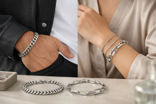 How to Style Silver Chain Bracelets