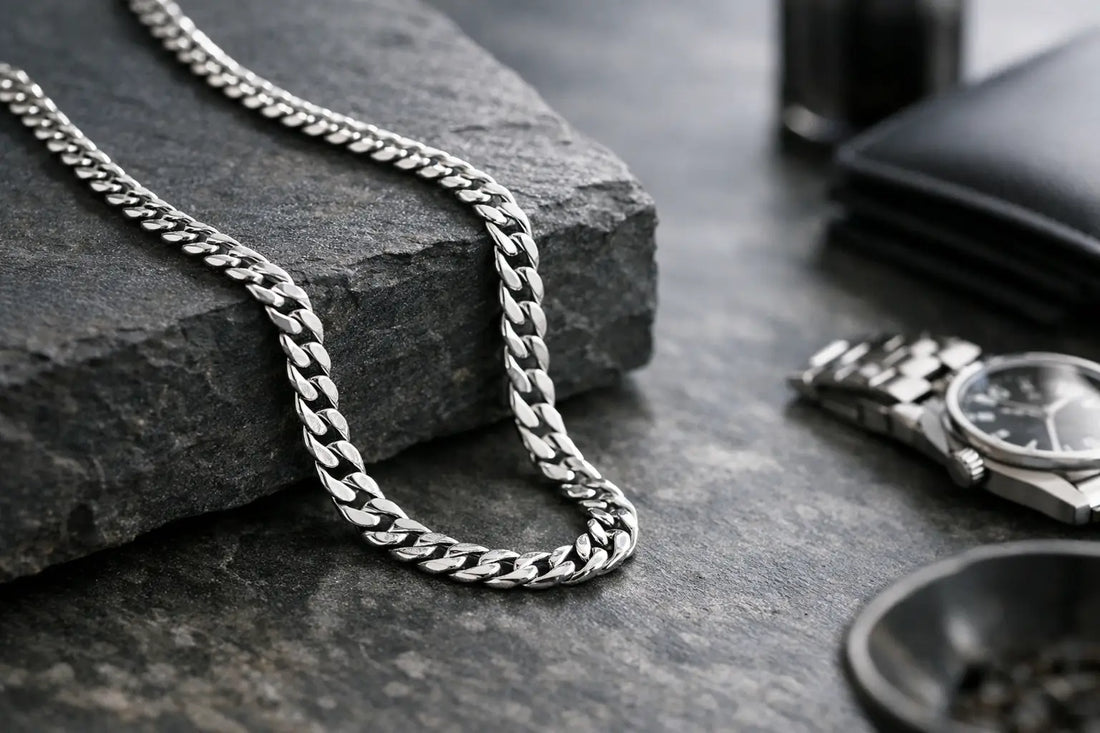 925 Sterling Silver Chain Necklace Men Need