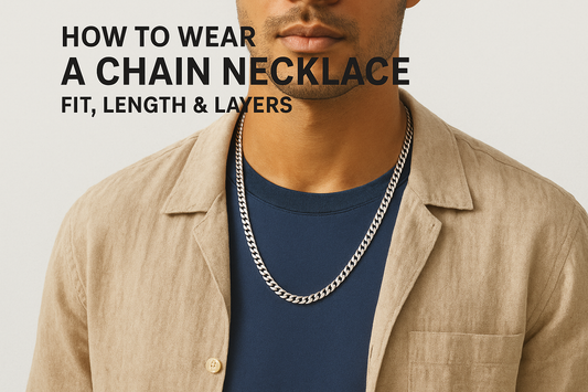 How To Wear A Chain Necklace (Men): Fit, Length & Layers