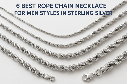 6 Best Rope Chain Necklace for Men Styles in Sterling Silver