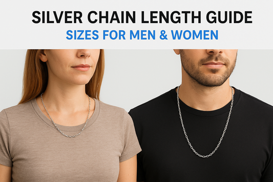 Silver Chain Length Guide: Sizes For Men & Women + Charts