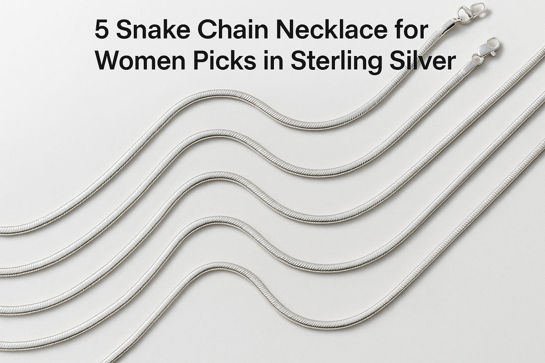 5 Snake Chain Necklace for Women Picks in Sterling Silver