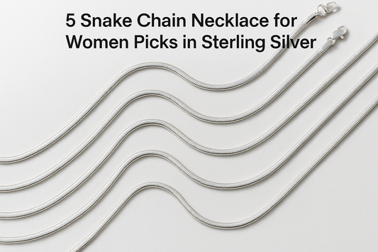 5 Snake Chain Necklace for Women Picks in Sterling Silver