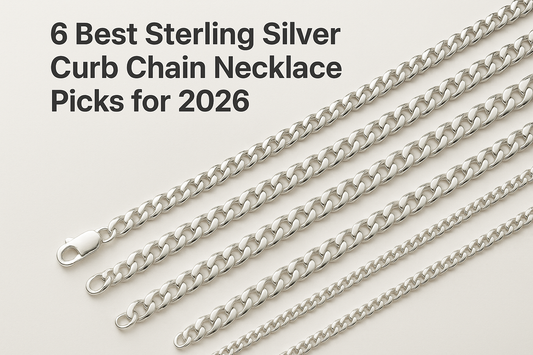 6 Best Sterling Silver Curb Chain Necklace Picks for 2026