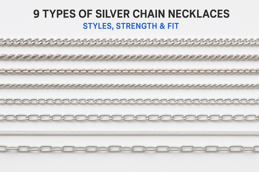 9 Types Of Silver Chain Necklaces: Styles, Strength & Fit