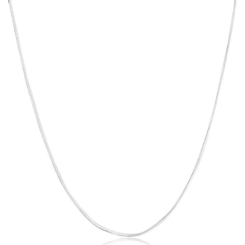 thin sterling silver 925 chain necklace